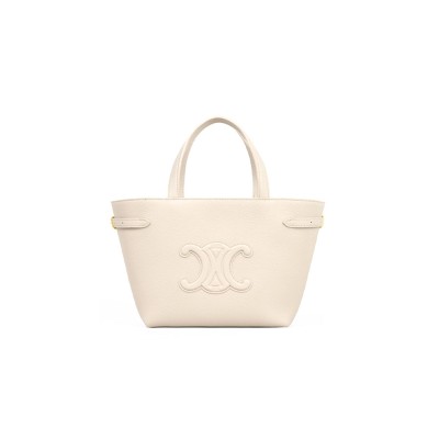 CELINE MINI CABAS ANAIS CUIR TRIOMPHE IN GRAINED CALFSKIN 118613ENY.02PA (21*20*10cm)